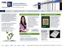 Tablet Screenshot of fundacionblu.org